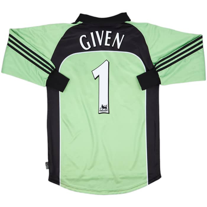 2000-01 Newcastle GK Shirt Given #1 - 6/10 - (S)