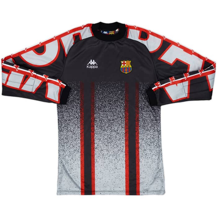 1996-97 Barcelona Basic GK Shirt Vitor Baia #1 - 8/10 - (S)