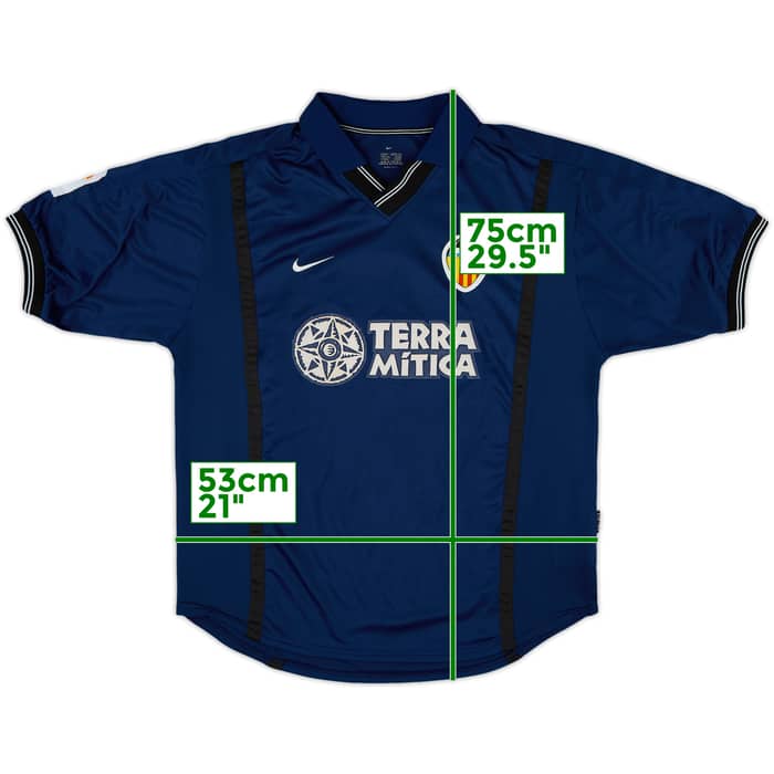 2000-01 Valencia Away Shirt - 8/10 - (M)