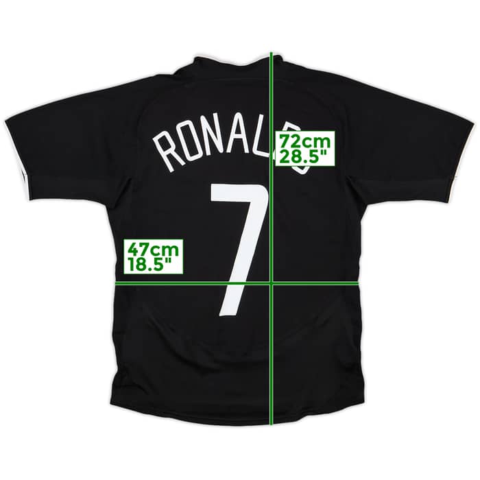 2003-05 Manchester United Away Shirt Ronaldo #7 - 7/10 - (XL.Boys)