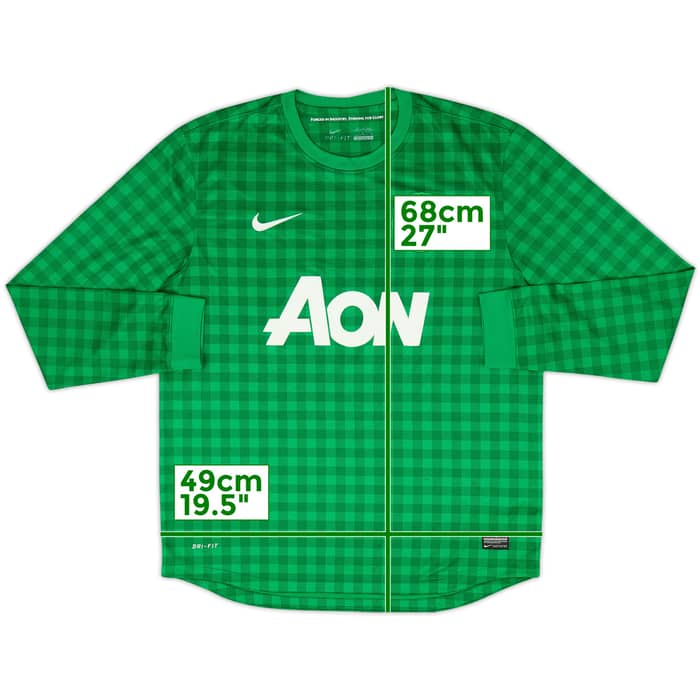2012-13 Manchester United GK Shirt #1 - 8/10 - (L)