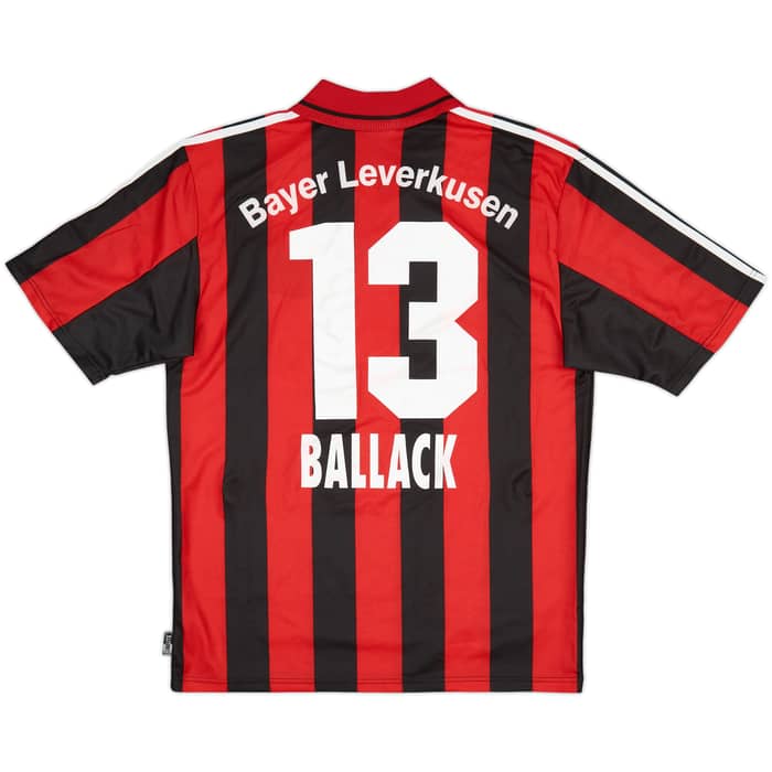 2000-01 Bayer Leverkusen Home Shirt Ballack #13 - 6/10 - (M)