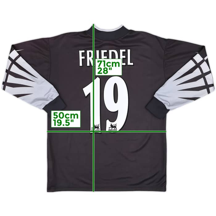 1999-00 Liverpool GK Shirt Friedel #19 - 9/10 - (S)