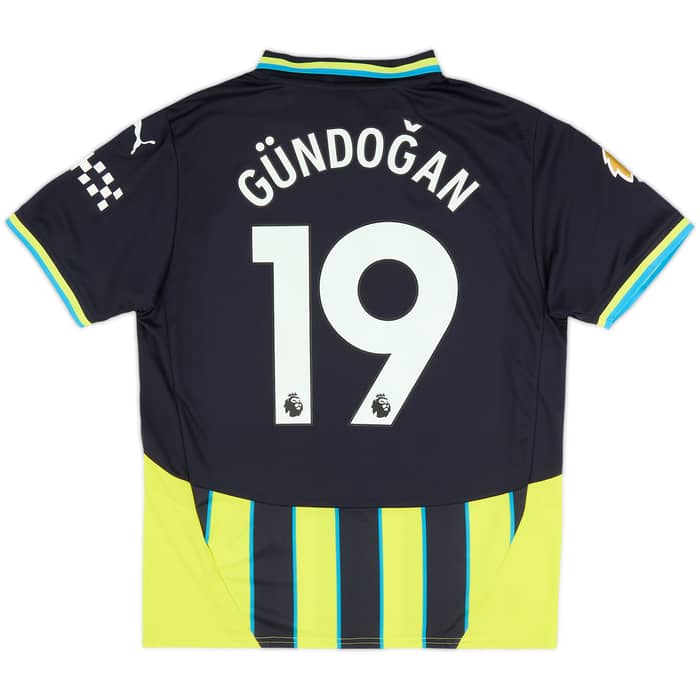2024-25 Manchester City Away Shirt Gundogan #19