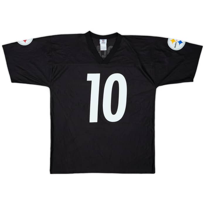 2008-09 Pittsburgh Steelers Holmes #10 NFL Replica Home Jersey - 9/10 - (L)
