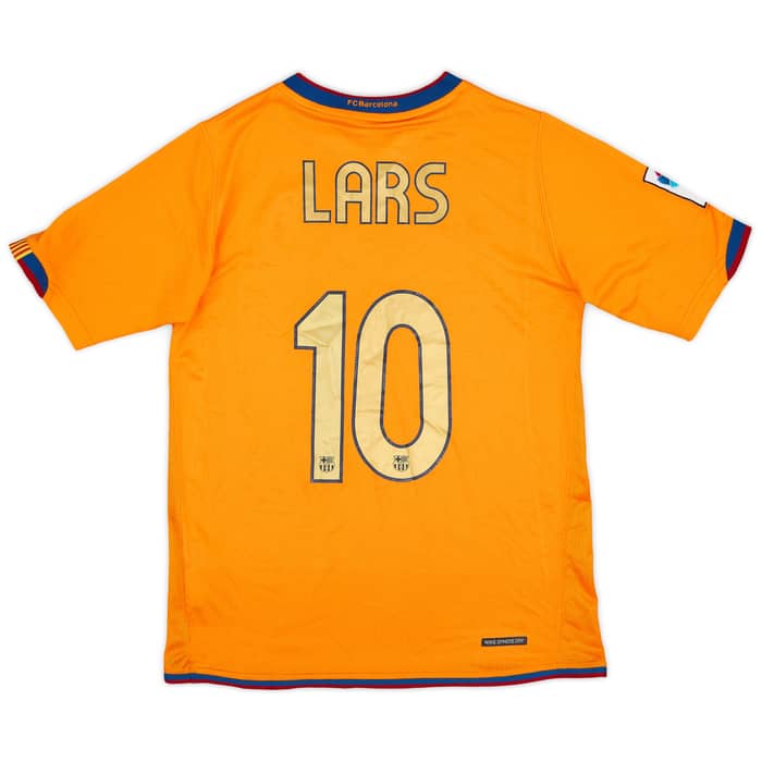 2006-08 Barcelona Away Shirt Lars #10 - 7/10 - (L.Boys)