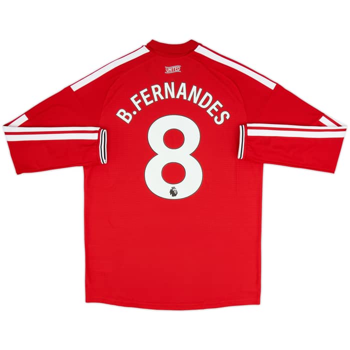2026-27 Manchester United Authentic Home L/S Shirt B.Fernandes #8