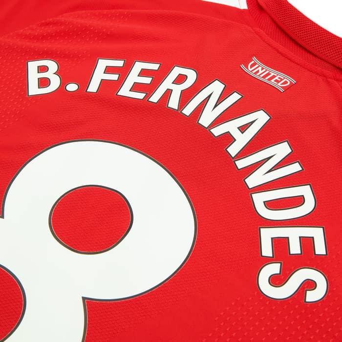 2026-27 Manchester United Authentic Home L/S Shirt B.Fernandes #8