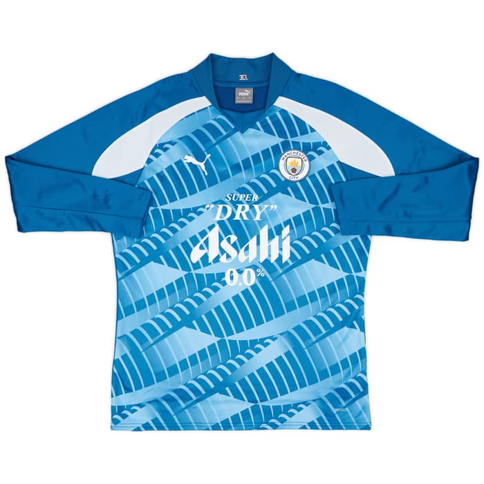 2023-24 Manchester City Player Issue Pre-Match Sweat Top # - 9/10