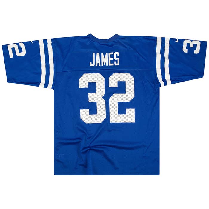 1999-00 Indianapolis Colts James #32 Nike Jersey (Home) XL