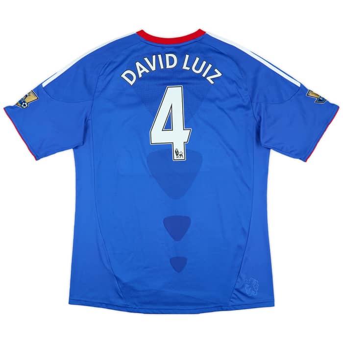 2010-11 Chelsea Home Shirt David Luiz #4 - 10/10 - (XL)