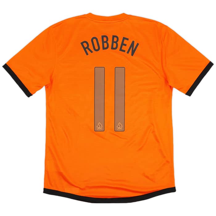 2012-13 Netherlands Home Shirt Robben #11 - 8/10 - (M)