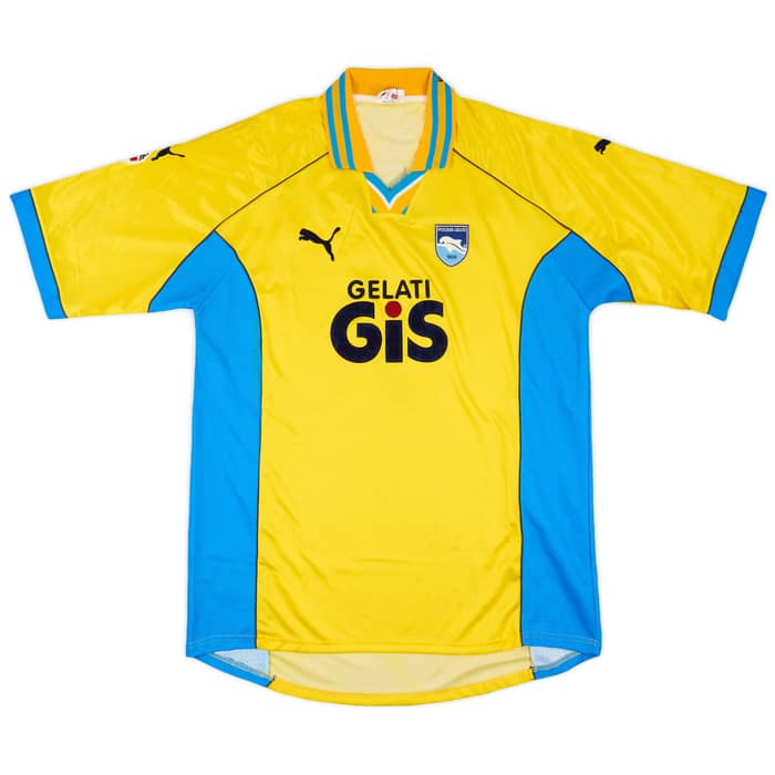 1999-00 Pescara Match Worn Away Shirt Mezzanotti #9