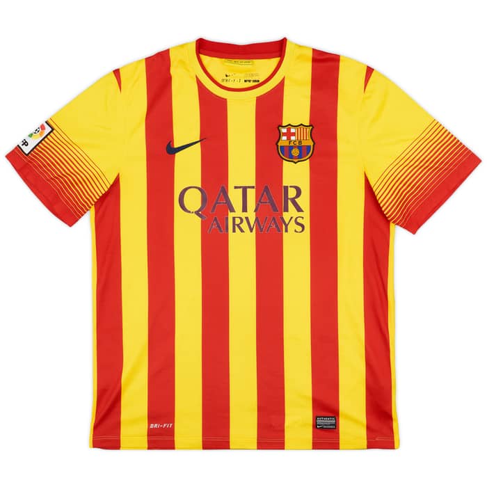 2013-15 Barcelona Away Shirt Messi #10 - 5/10 - (L)