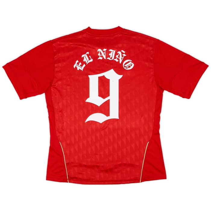 2010-12 Liverpool Home Shirt El Nino #9 (Women's L)