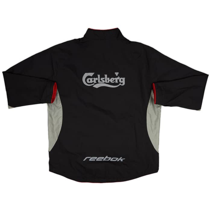 2002-03 Liverpool Reebok 1/4 Zip Rain Jacket - 8/10 - (S)