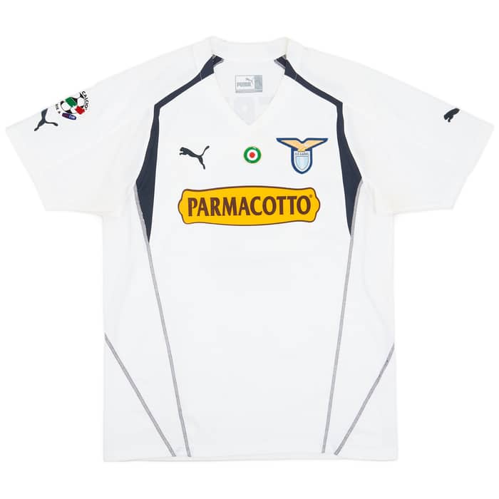 2004-05 Lazio Match Issue Signed Away Shirt Di Canio #9