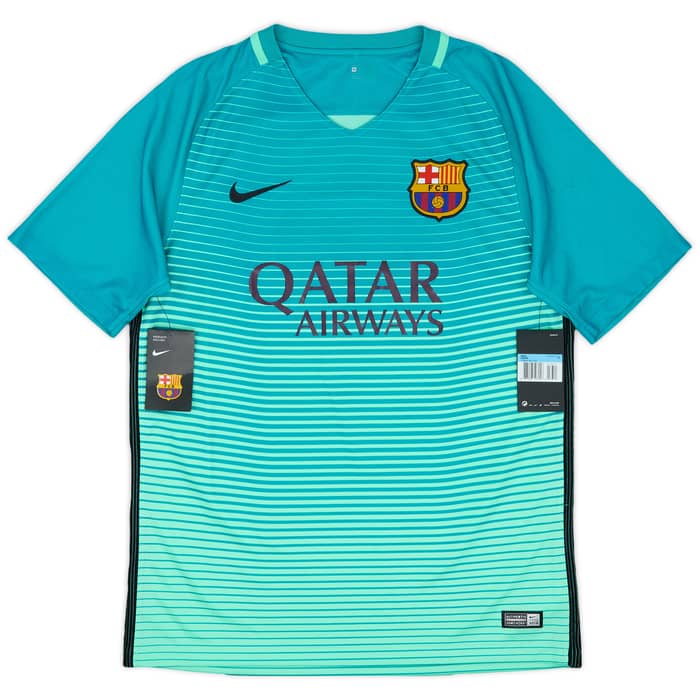 2016-17 Barcelona Third Shirt Suarez #9 (M)
