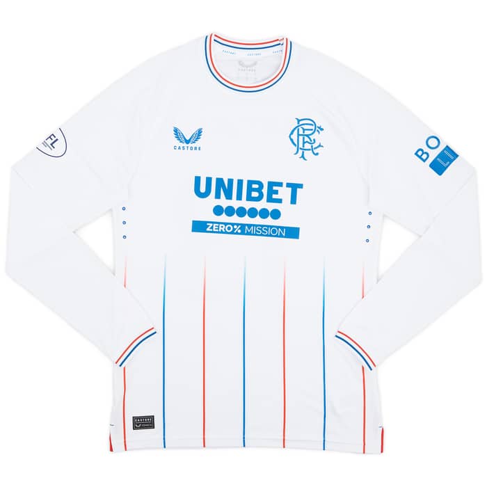 2023-24 Rangers Match Issue Away L/S Shirt Cantwell #13
