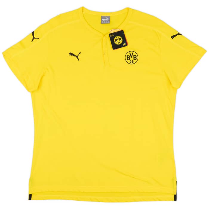 2015-16 Borussia Dortmund Puma Casual Henley Tee