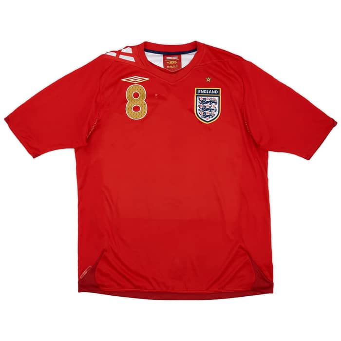 2006-08 England Away Shirt Lampard #8 - 7/10 - (L)