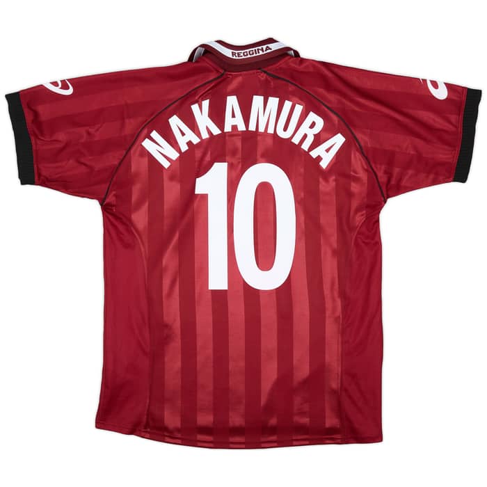 2002-03 Reggina Home Shirt Nakamura #10 - 9/10 - (M)