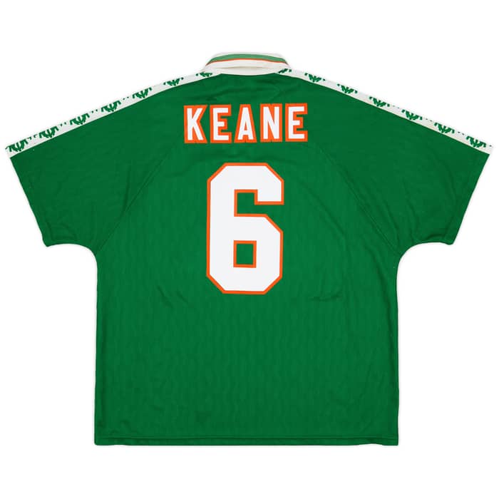 1996-98 Ireland Home Shirt Keane #6 - 9/10 - (XXL)