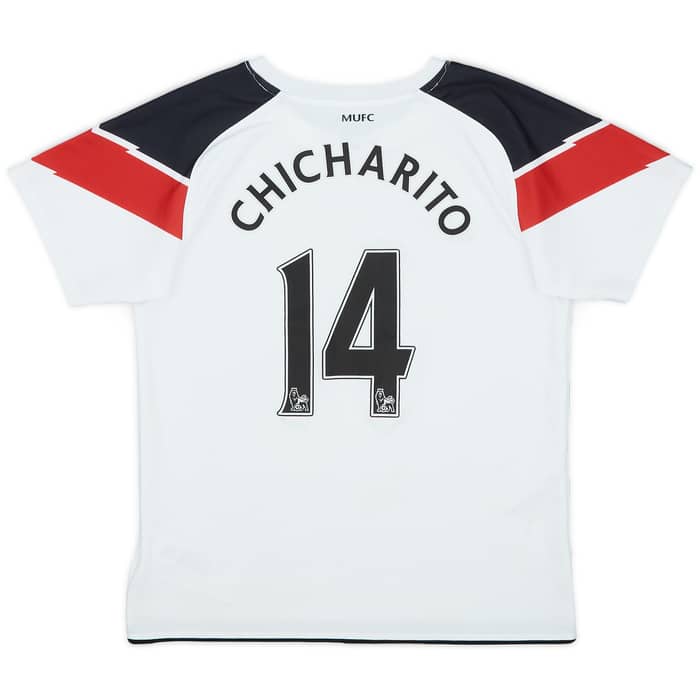2010-12 Manchester United Away Shirt Chicharito #14 - 7/10 - (7-8Y)