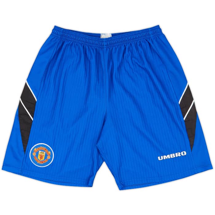1996-98 Manchester United Third Shirt & Shorts Cantona #7 - 8/10 - (L)