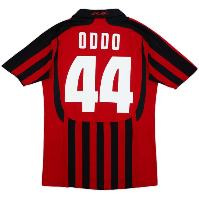 2007-08 AC Milan Home Shirt Oddo #44 - 4/10 - (S)