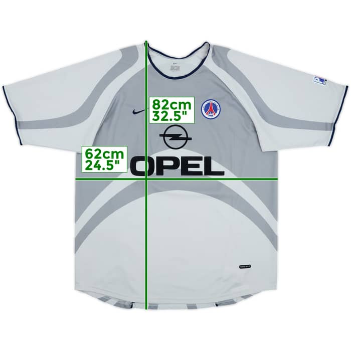 2001-02 Paris Saint-Germain Away Shirt #6 - 6/10 - (XL)