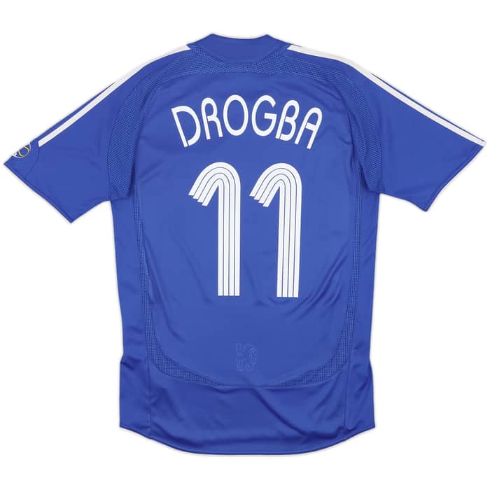 2006-08 Chelsea Home Shirt Drogba #11 - 6/10 - (S)