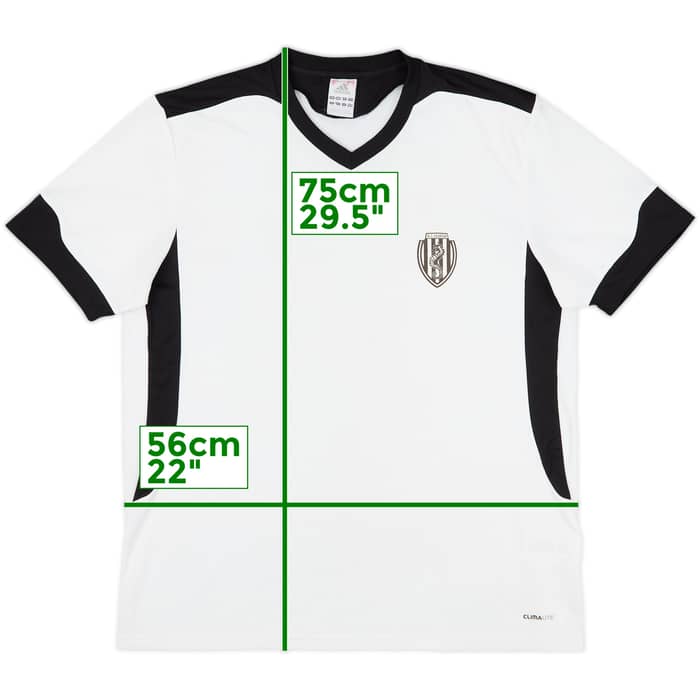 2010-11 Cesena Signed adidas Training Shirt - 8/10 - (L)