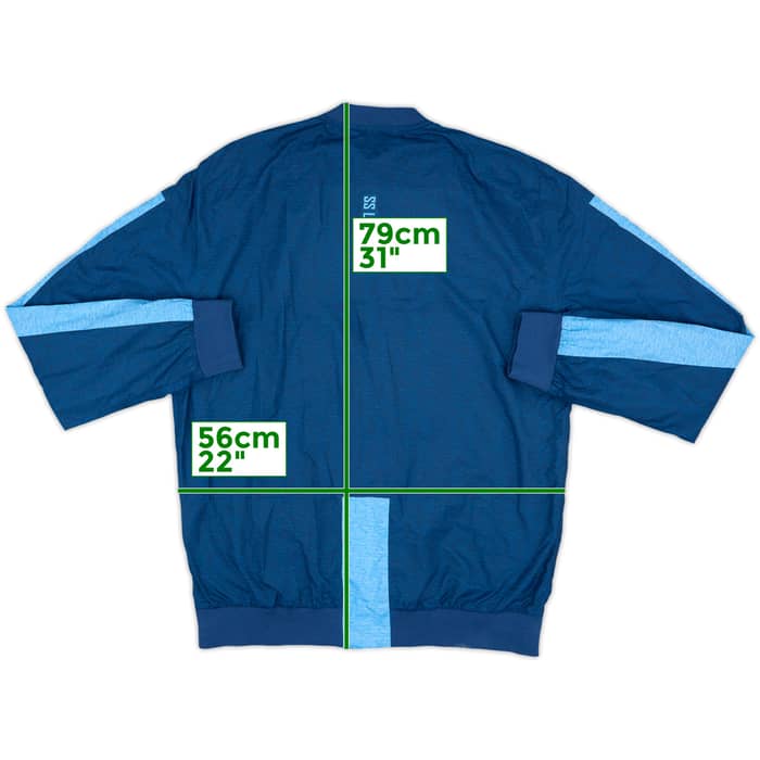 2019-20 Lazio Macron Track Jacket - 6/10 - (XXL)