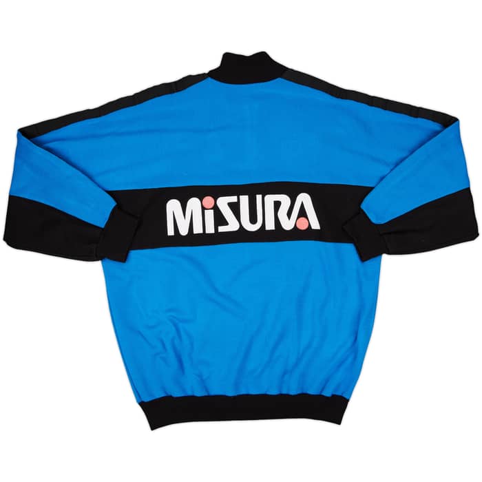 1990-91 Inter Milan UHLSport 1/4 Zip Sweat Top - 8/10 - (XL)