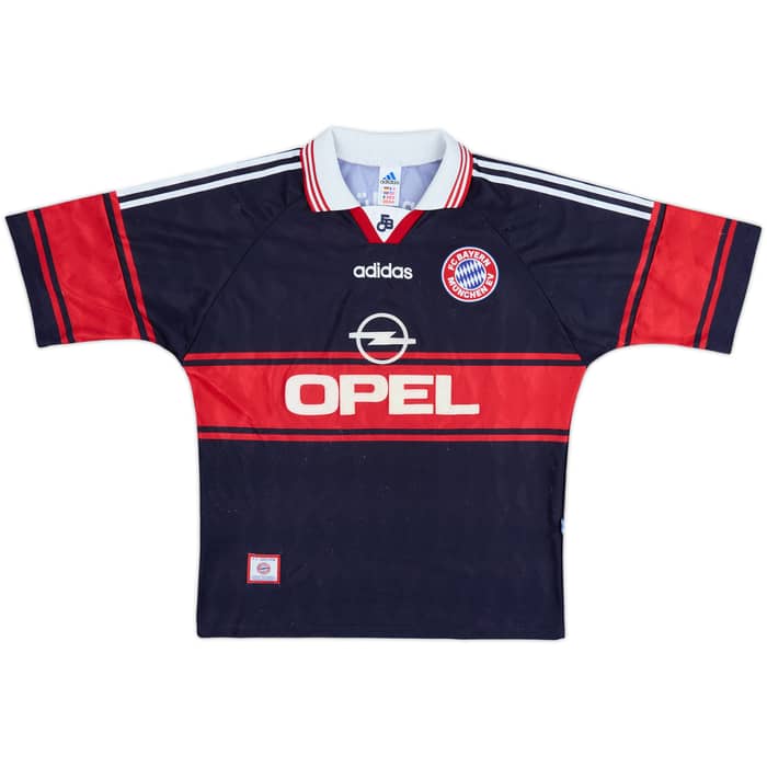 1997-99 Bayern Múnich Camiseta de local Elber #9 - 7/10 - (L)