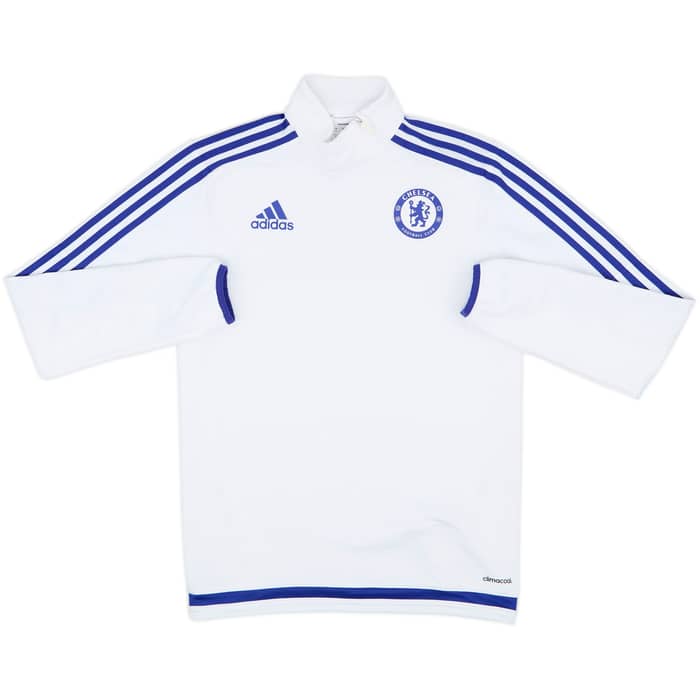 2015-16 Chelsea adidas 1/4 Zip Drill Top - 8/10 - (XS)
