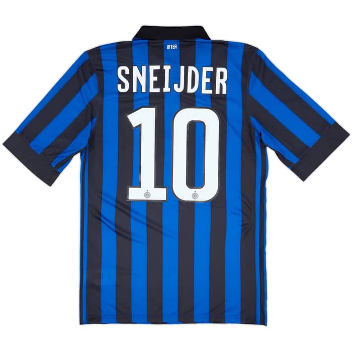 2011-12 Inter Milan Home Shirt Sneijder #10 - 6/10 - (S)