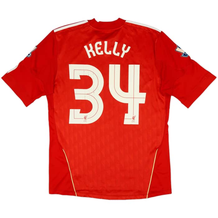 2010-12 Liverpool Home Shirt Kelly #34 - 5/10 - (M)