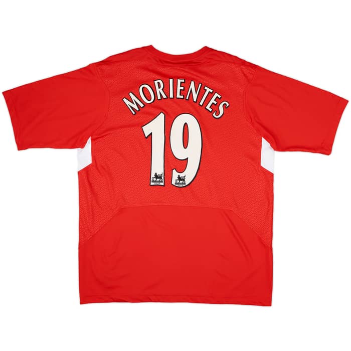 2004-06 Liverpool Home Shirt Morientes #19 - 4/10 - (L)