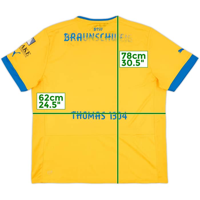 2012-13 Eintracht Braunschweig Home Shirt Thomas 1304 - 3/10 - (XXL)