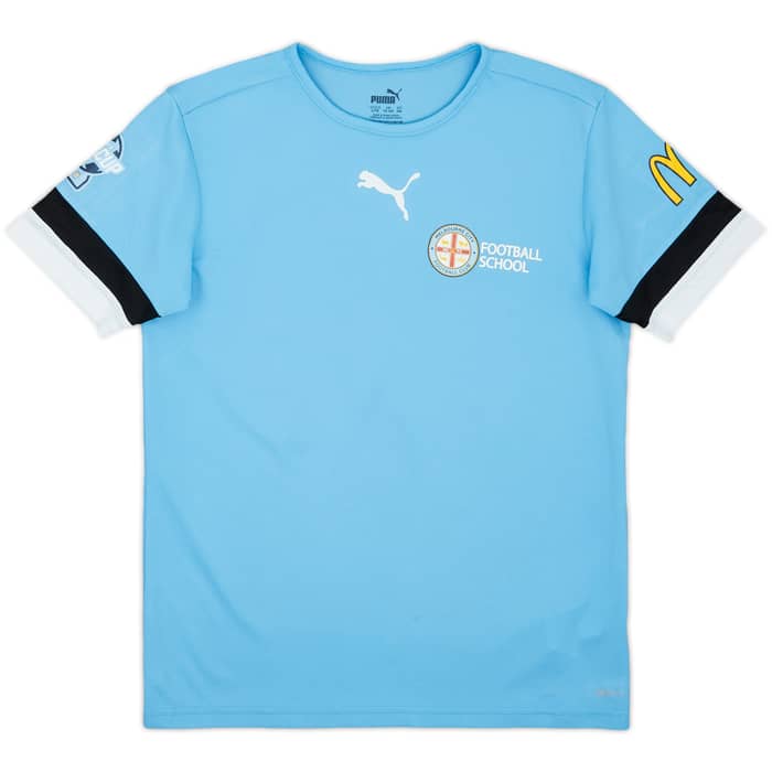 2021-22 Melbourne City Puma Football School Training Shirt #30 - 7/10 - (L.Boys)