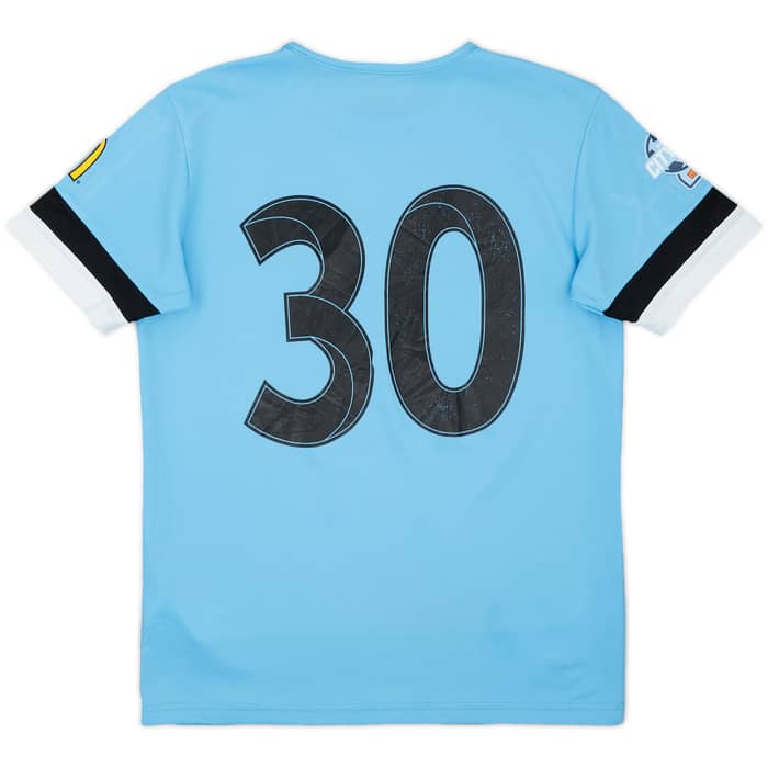 2021-22 Melbourne City Puma Football School Training Shirt #30 - 7/10 - (L.Boys)