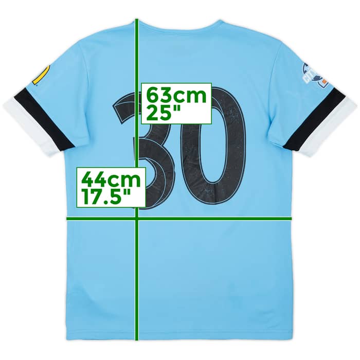 2021-22 Melbourne City Puma Football School Training Shirt #30 - 7/10 - (L.Boys)