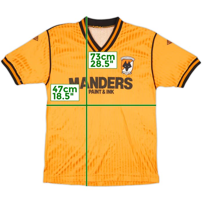 1988-89 Wolves Home Shirt - 8/10 - (M)
