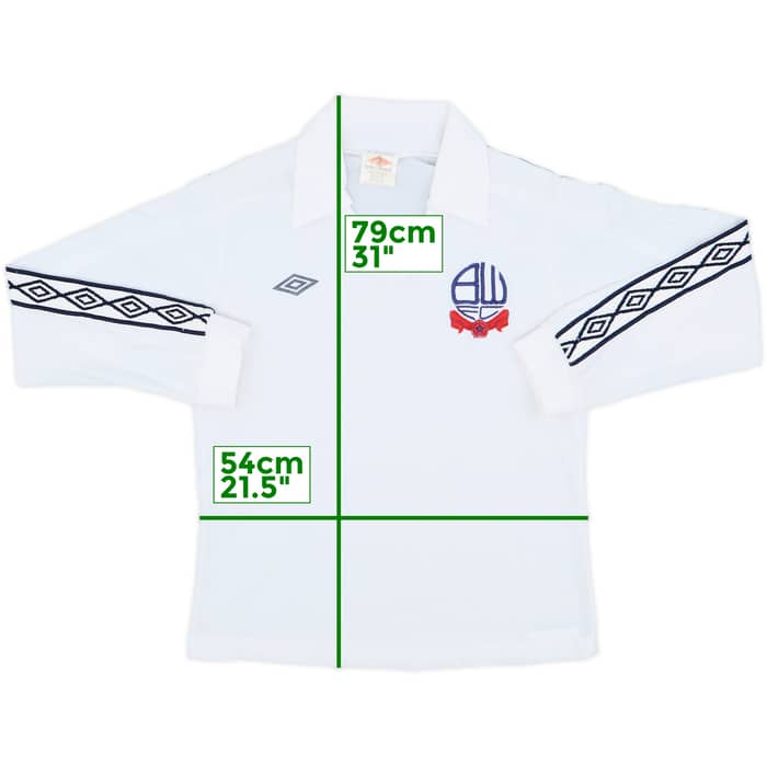 1977-81 Bolton Home L/S Shirt - 8/10 - (S)