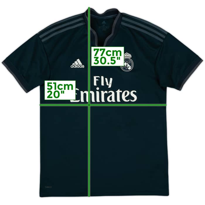 2018-19 Real Madrid Away Shirt - 7/10 - (M)
