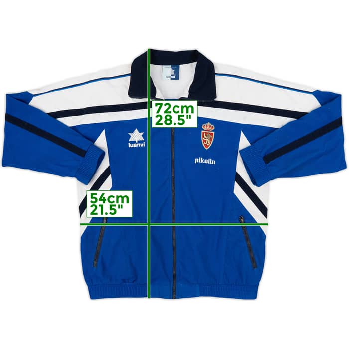 1999-00 Real Zaragoza Luanvi Track Jacket - 6/10 - (L)