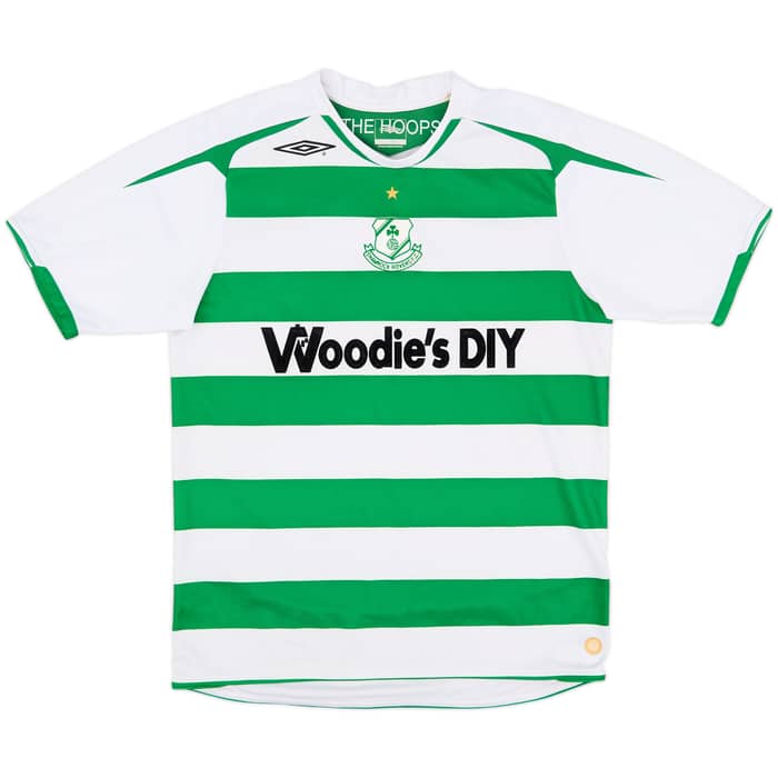 2007-09 Shamrock Rovers Home Shirt - 8/10 - (M)