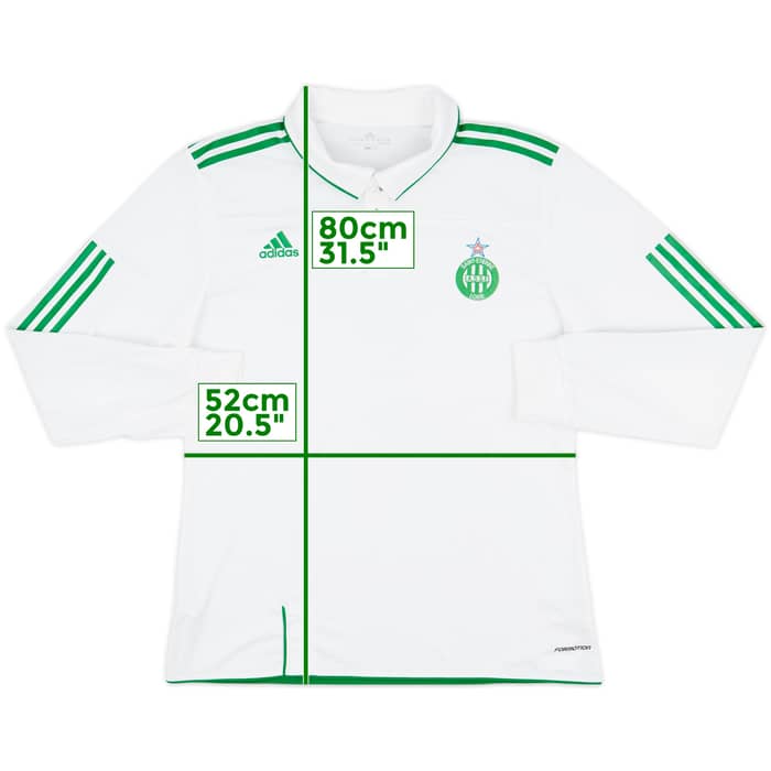 2010-11 Saint Etienne Player Issue Away L/S Shirt - 8/10 - (XL)